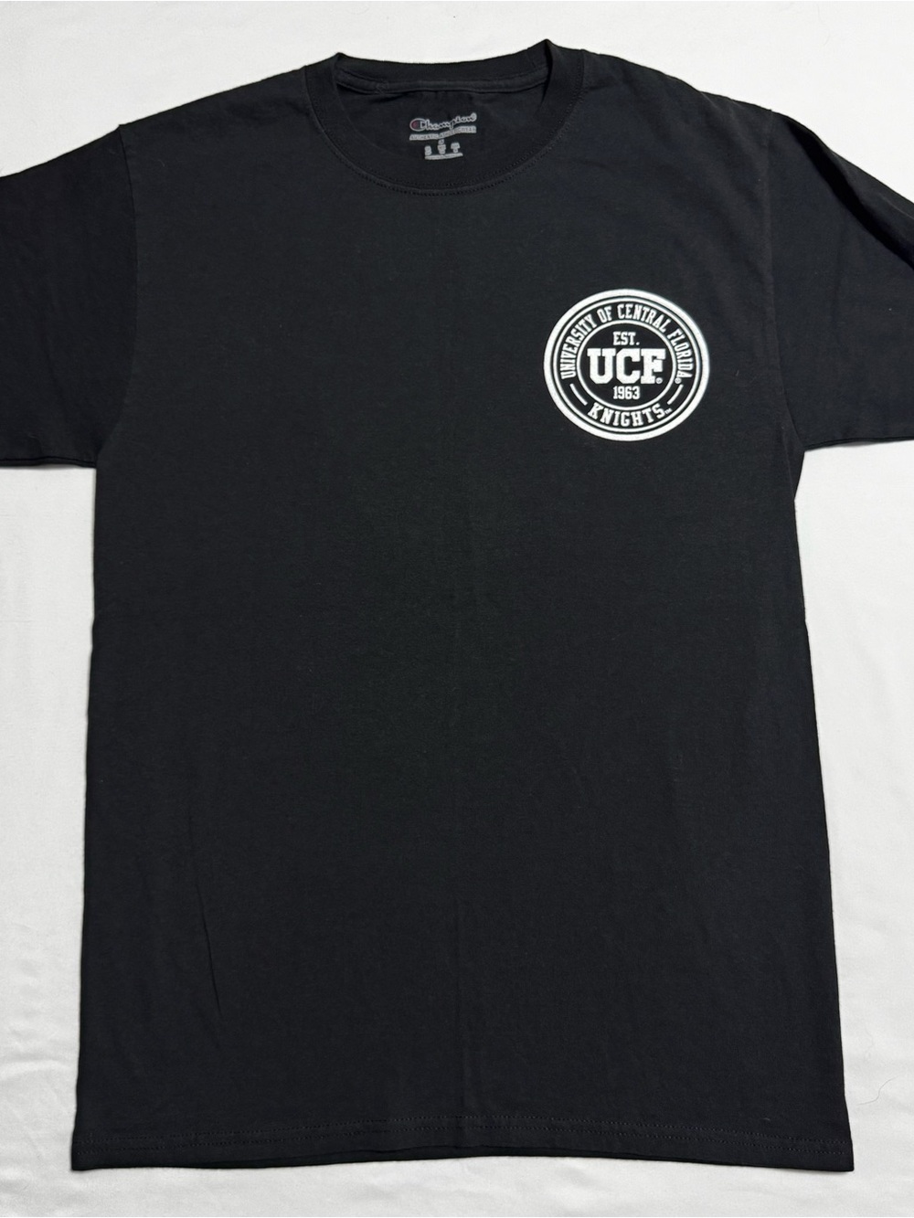 Champion UCF Knights Black Front Back Graphic T-Shirt Size S